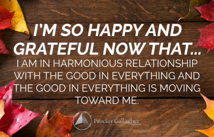 November 2019 Affirmation of the Month